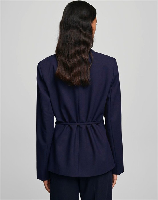 MSCHFreylia Straight Blazer - Mari Blue Mel